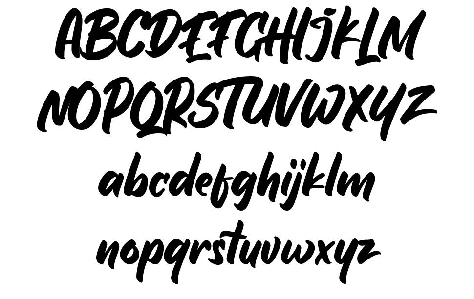 Hotham font specimens