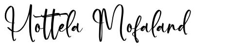Hottela Mofaland шрифт