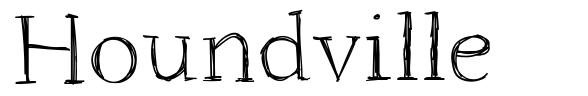 Houndville шрифт