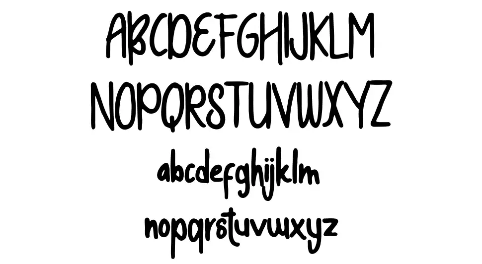 House Home font Örnekler