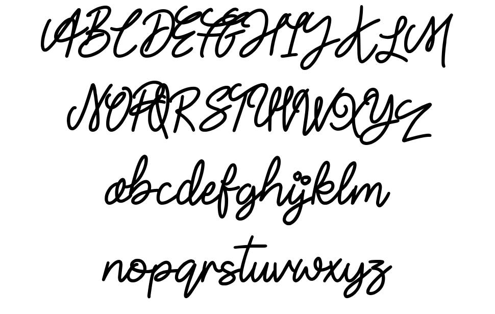 House Party font Örnekler