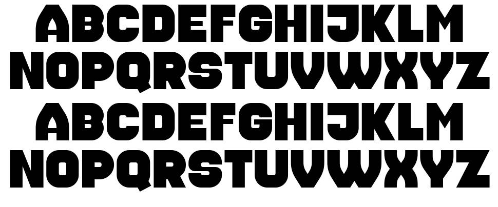 Housebreak font specimens