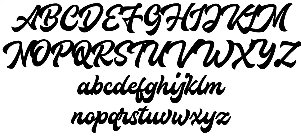 Houstanderfont specimens