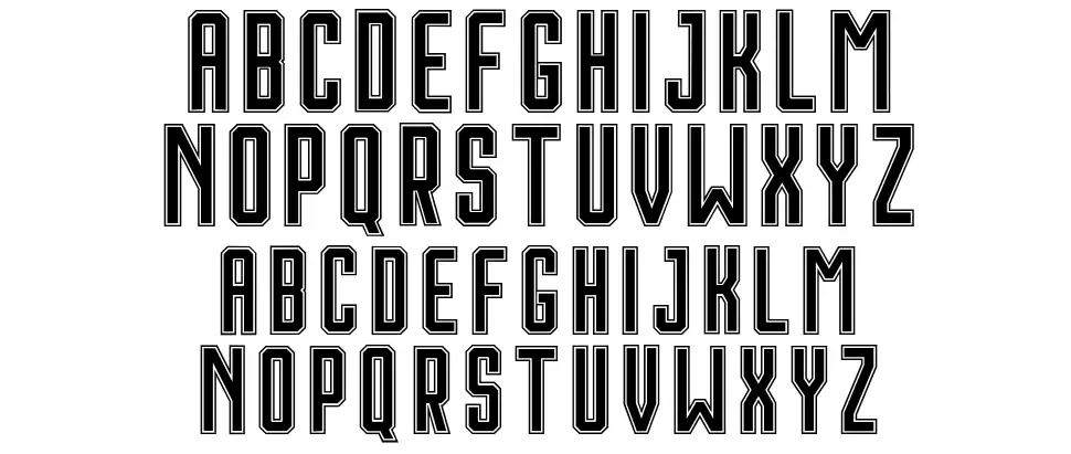Houstonfont specimens