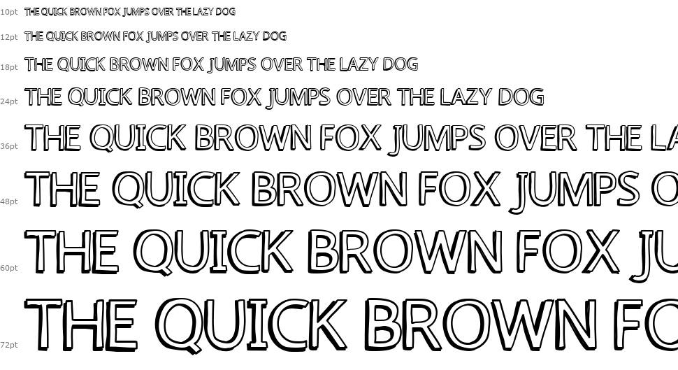 How High Cre font Waterfall
