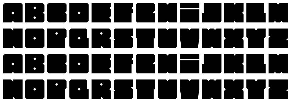 How Square can you get? font specimens