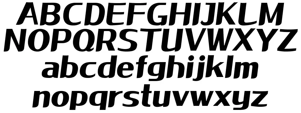 HU Life Style font specimens