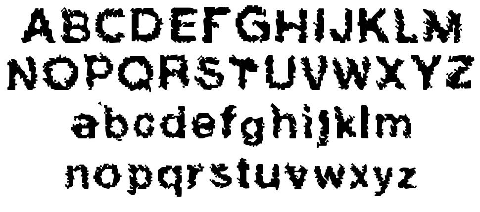 Hucris font specimens