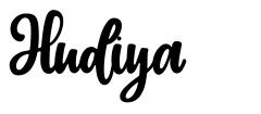 Hudiya font