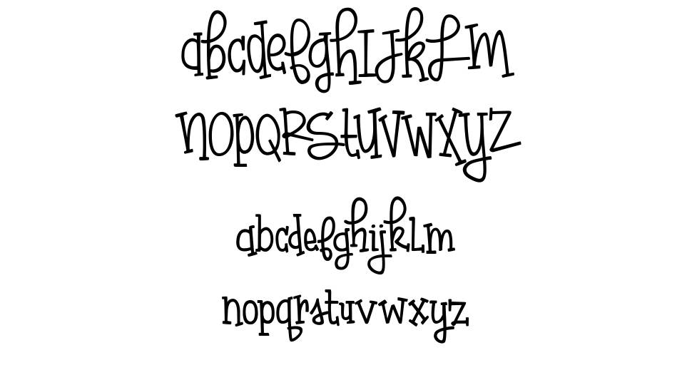 Huffleclaw font specimens