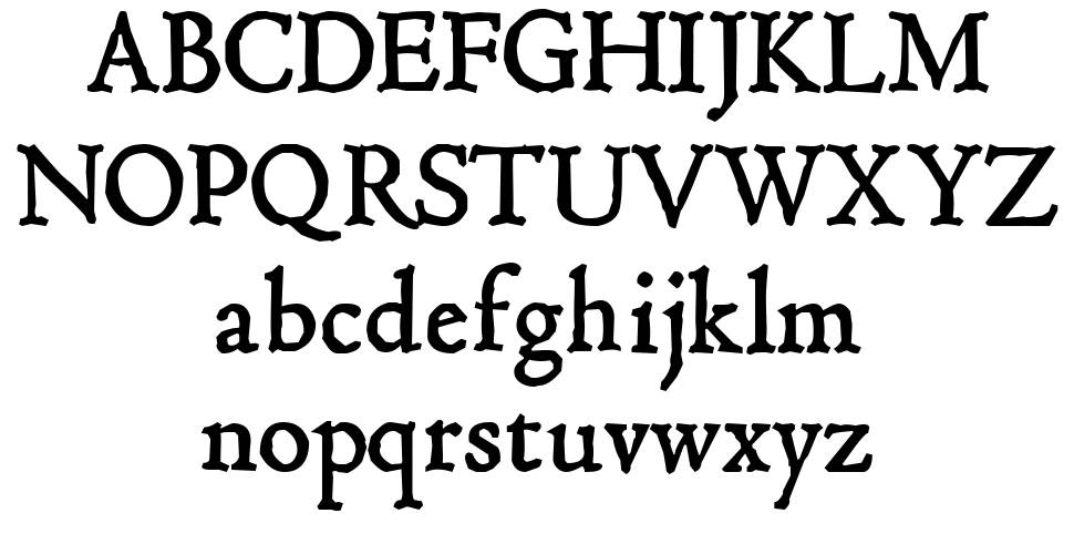 Hultog フォント 標本