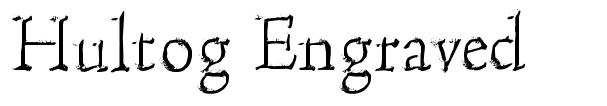 Hultog Engraved フォント