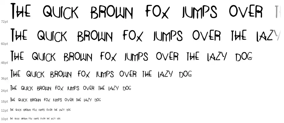 Humanfont waterfall