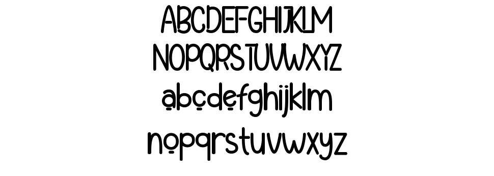 Humble Brother font specimens