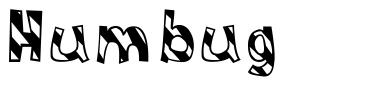 Humbug font