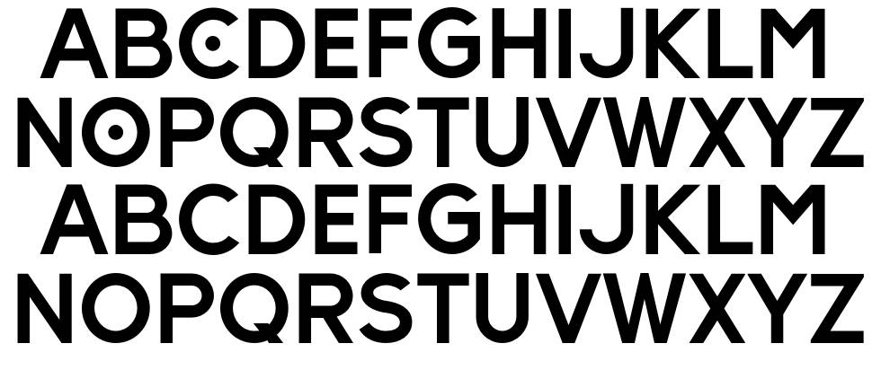 Hundred Ligatture font Örnekler