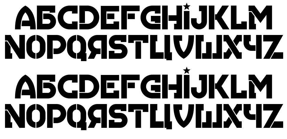 Hungaria font specimens