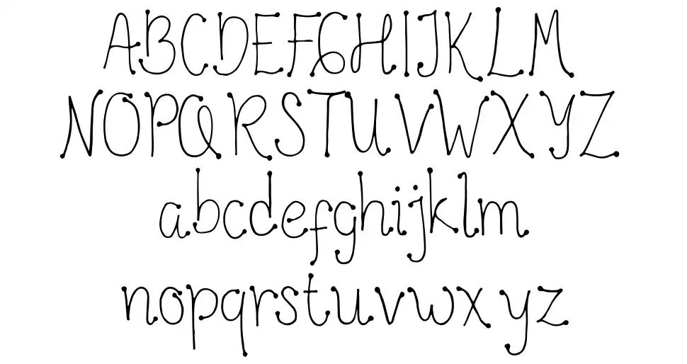 Hunianfont specimens