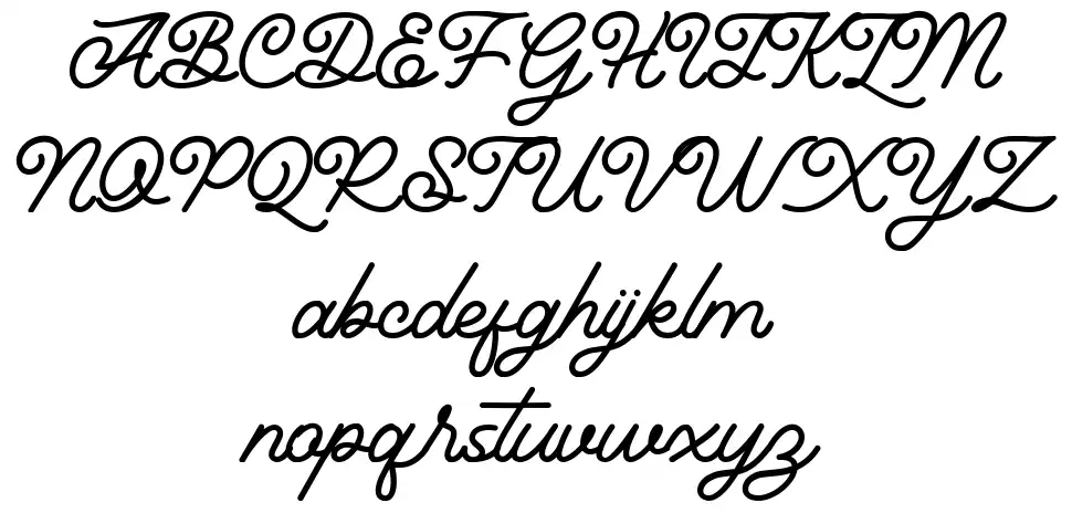 Hunting Scriptfont specimens