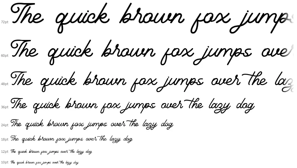 Hunting Script font Şelale