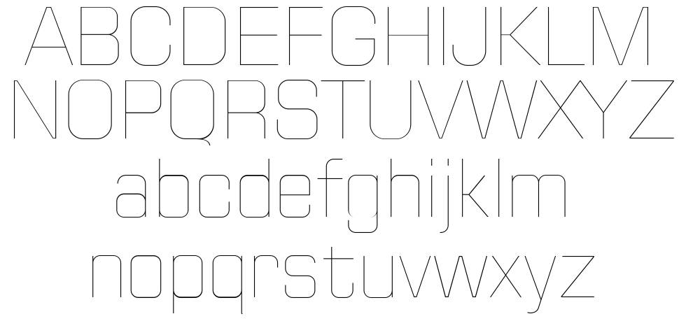 Huntkey font specimens