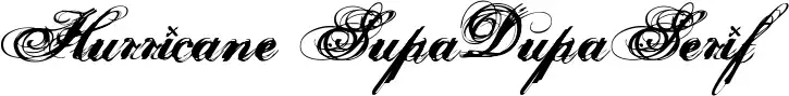 Hurricane SupaDupaSerif