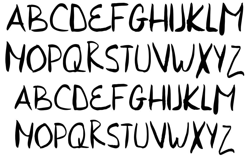 Hurried Hand font
