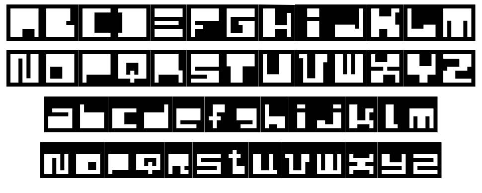Husby font specimens