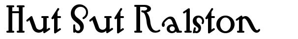 Hut Sut Ralston шрифт