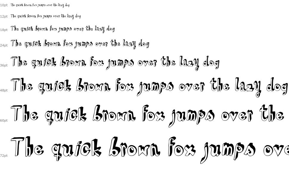 HVD Steinzeit písmo Vodopád