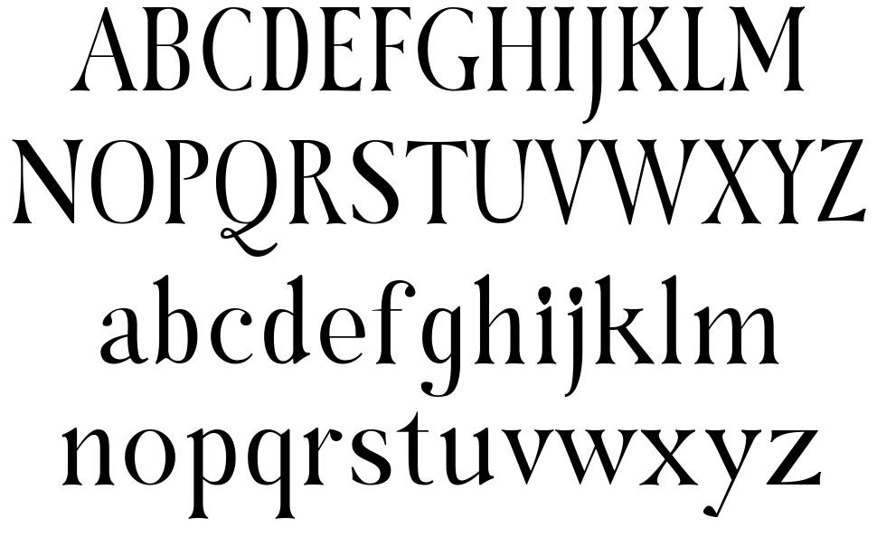 Hybridea font Örnekler