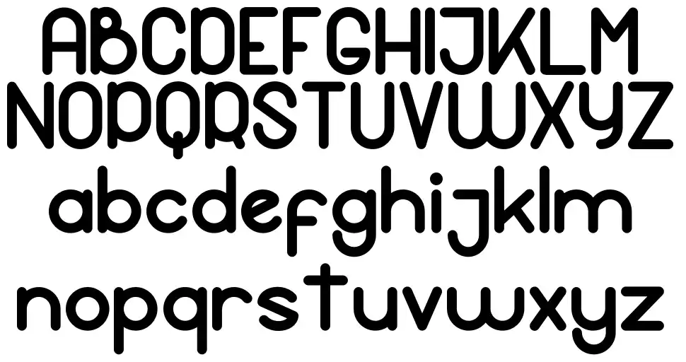 Hymala font specimens