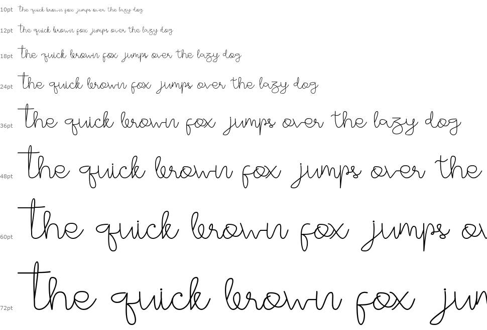 Hyper Script font Şelale