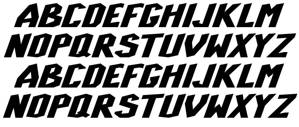 HyperTurfu font specimens