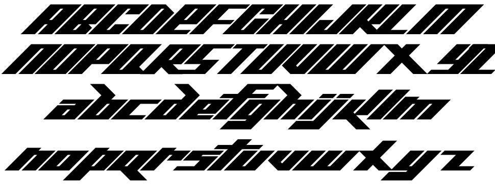 Hypik font specimens