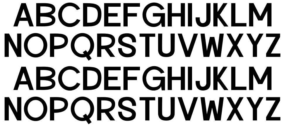 Hysteria Rollers Sans Serif font Örnekler