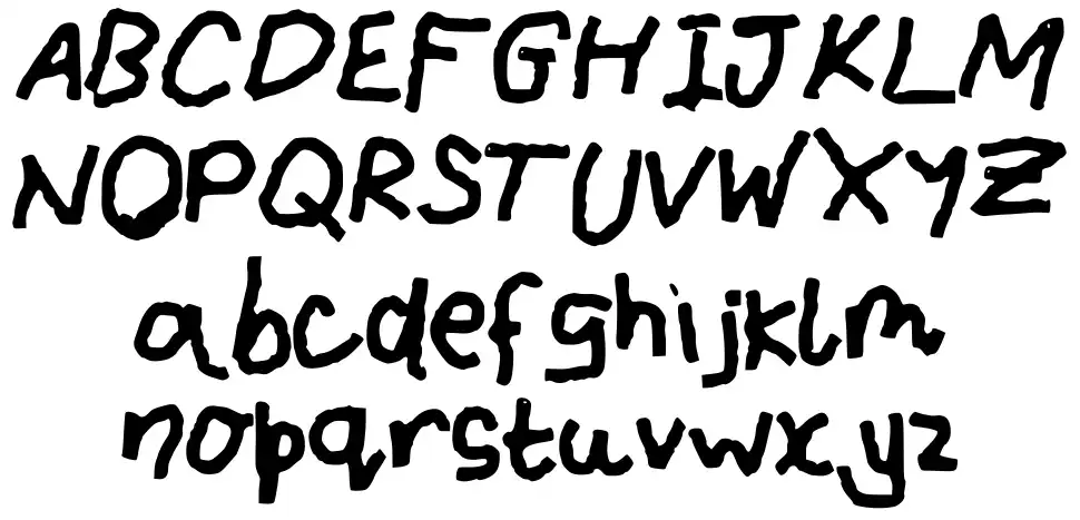 I Am The Crayon Masterfont specimens