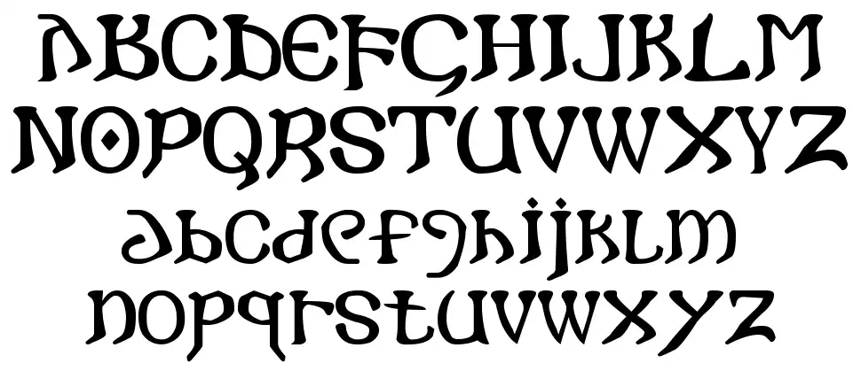 I crashed into Gothicfont specimens