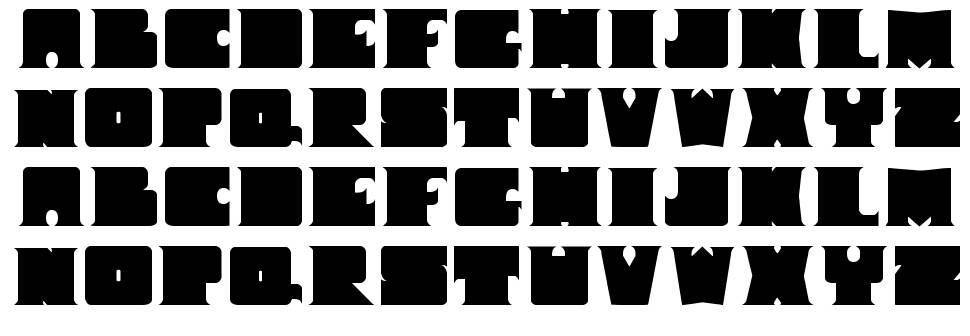 I Shot The Serif 字形 标本