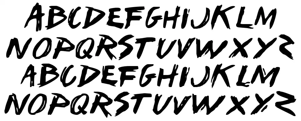 I Want My TTR !font specimens