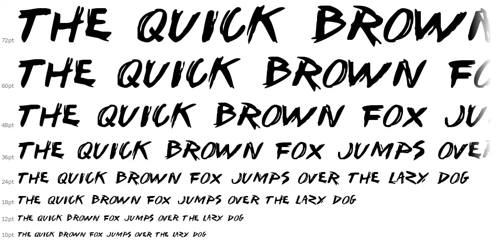 I Want My TTR !font waterfall