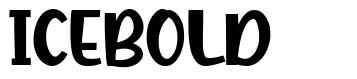 Icebold шрифт
