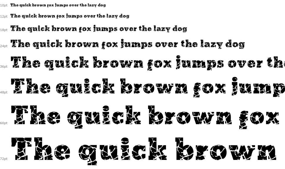 iCrack font Waterfall