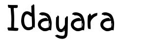 Idayara шрифт