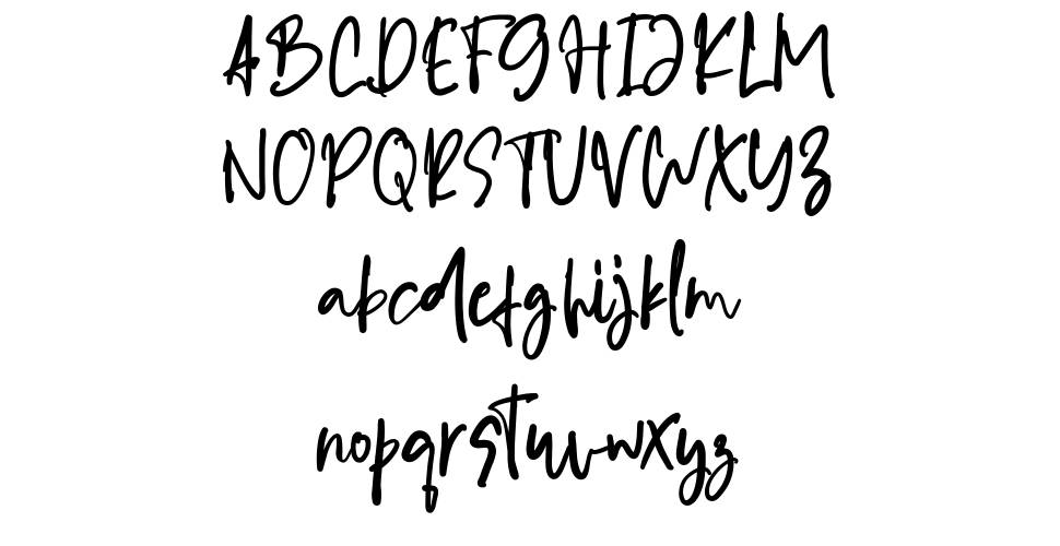 Ideal Type font Örnekler