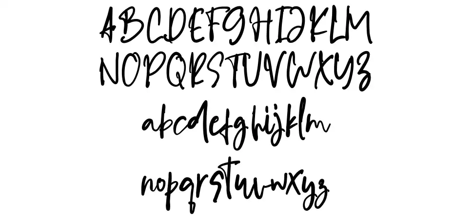 Ideal Type font Örnekler