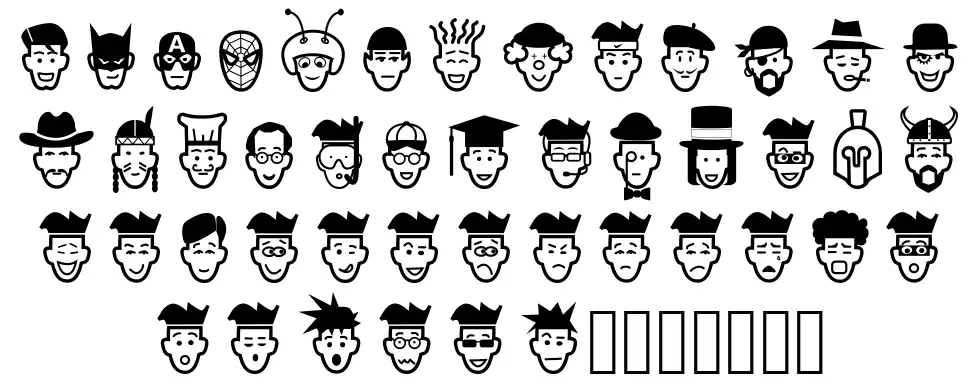Ideas And Apps Facesfont specimens