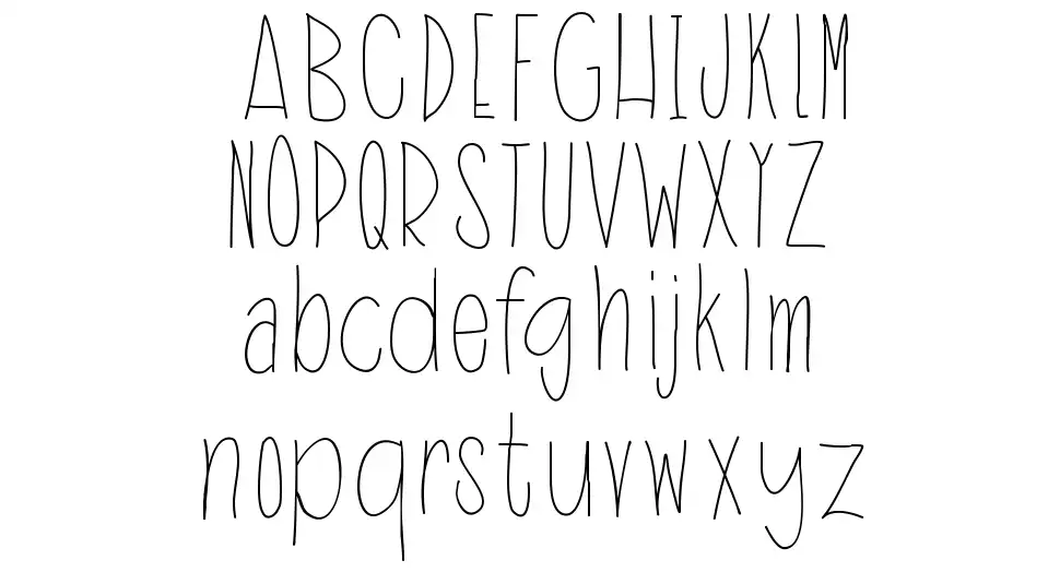 Identity Theftfont specimens