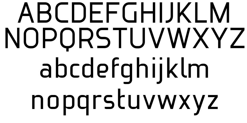 Ideoma Technit font specimens