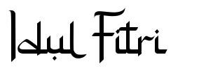 Idul Fitri font